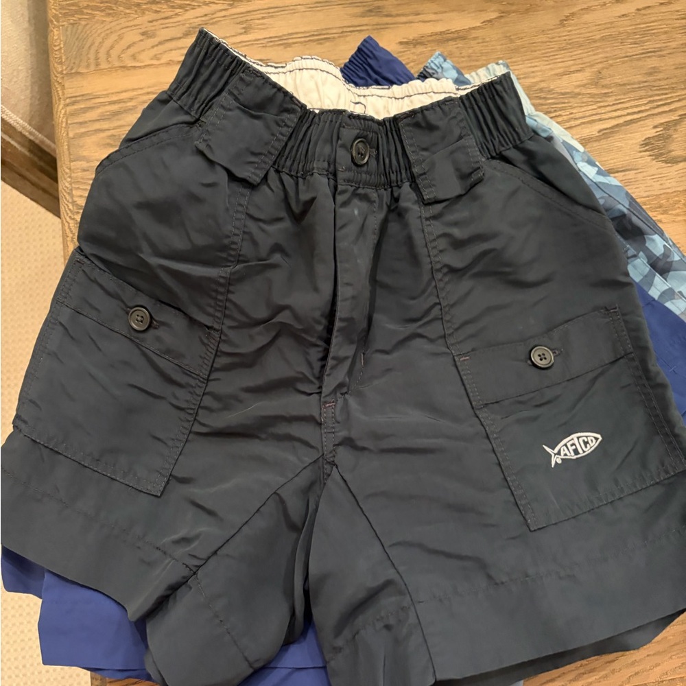 Lot of 5 great condition Aftco 5.5” inseam shorts size 24